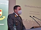 Brigadier Schöberl hielt die Eröffnungsrede. (Bild öffnet sich in einem neuen Fenster)