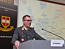 Brigadier Andreas Rotheneder beleuchtete die militärischen Aspekte. (Bild öffnet sich in einem neuen Fenster)