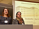 Thema "Post-Post-Heroismus": Heike Bühring und Maja Bächler. (Bild öffnet sich in einem neuen Fenster)