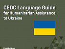 Cover des "CEDC Language Guide for Humanitarian Assistance to Ukraine". (Bild öffnet sich in einem neuen Fenster)