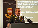 Brigadier Jürgen Wörgötter bei der Eröffnung. (Bild öffnet sich in einem neuen Fenster)