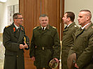 Generalleutnant Erich Csitkovits begrüßte die ungarische Delegation. (Bild öffnet sich in einem neuen Fenster)