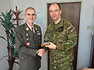 Die Leiter der Sprachinstitute, Oberst Fronek und Oberstleutnant Šostronek. (Bild öffnet sich in einem neuen Fenster)