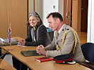 Lieutenant Colonel Ewan Harris und Helen Day zu Besuch in Wien.