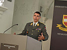 Generalleutnant Hofbauer präsentierte den "Aufbauplan ÖBH 2032+". (Bild öffnet sich in einem neuen Fenster)