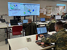 Das Tactical Operations Centre der Brigade. (Bild öffnet sich in einem neuen Fenster)