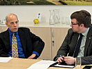 Richard Weitz und Christoph Bilban im Gespräch. (Bild &ouml;ffnet sich in einem neuen Fenster)