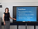 Frau Ines Vanek von der kroatischen Verteidigungsakademie. (Bild &ouml;ffnet sich in einem neuen Fenster)