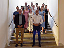 Die Delegation mit Peter Simbrunner.