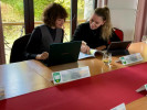 Die beiden Teilnehmerinnen des Sprachinstituts des Bundesheeres. (Bild &ouml;ffnet sich in einem neuen Fenster)