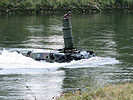 Pionierpanzer Dachs beim Furten der Donau