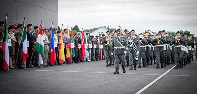 Die Militärmusik Burgenland.