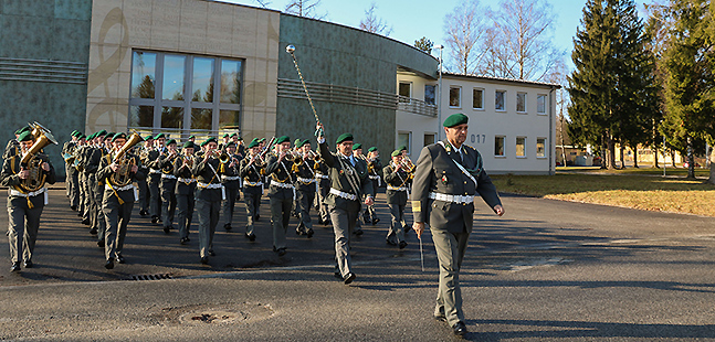 Die Militärmusik Salzburg.