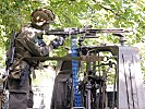 Gefechtsvorführung des Jägerbataillons 25. (Bild öffnet sich in einem neuen Fenster)