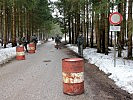 Ein Checkpoint bei der Pumpstation in Ruden. (Bild öffnet sich in einem neuen Fenster)