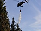 ...und von den Heeres-Helikoptern abgelassen. (Bild öffnet sich in einem neuen Fenster)