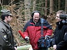 Hauptmann Trampusch beim ORF-Interview. (Bild öffnet sich in einem neuen Fenster)