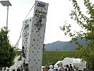 Am Kletterturm galt es, seinen Mut zu beweisen. (Bild öffnet sich in einem neuen Fenster)