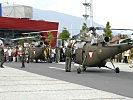 Die "Alouette"-Hubschrauber waren ein Publikumsmagnet. (Bild öffnet sich in einem neuen Fenster)