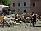 Der Marktplatz von Ottensheim am 5. Juni. (Bild öffnet sich in einem neuen Fenster)