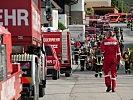 Trainiert wurde die Zusammenarbeit mit Feuerwehren aus Österreich... (Bild öffnet sich in einem neuen Fenster)