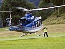 Ein Hubschrauber der tschechischen Polizei. (Bild öffnet sich in einem neuen Fenster)