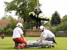 Rettung aus der Luft. (Bild öffnet sich in einem neuen Fenster)