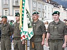 Die Standarte des Jägerbataillons 18. (Bild öffnet sich in einem neuen Fenster)