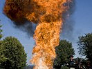 Brandbekämpfung - die Hauptaufgabe der Feuerwehren. (Bild öffnet sich in einem neuen Fenster)