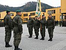 Starlinger, l., und Tatschl vor der Kommandoübergabe. (Bild öffnet sich in einem neuen Fenster)