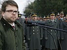 Auch der Landtagsabgeordnete Johannes Schwarz sprach zu den Gästen. (Bild öffnet sich in einem neuen Fenster)