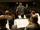 Die Militärmusik begeisterte 300 Besucher. (Bild öffnet sich in einem neuen Fenster)