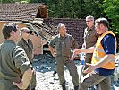 Zusammenarbeit mit den Profis der Wildbachverbauung. (Bild öffnet sich in einem neuen Fenster)