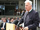 General i.R. Karl Majcen bei der Festansprache "60 Jahre B-Gendarmerie". (Bild öffnet sich in einem neuen Fenster)