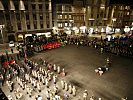 Gemeinsame Große Flaggenparade am Grazer Hauptplatz. (Bild öffnet sich in einem neuen Fenster)