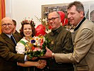 V.l.: Rudolf Hajek, Lena Weiner, Heinz Zöllner, Ferdinand Lienhart. (Bild öffnet sich in einem neuen Fenster)