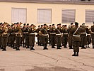 Musikalische Umrahmung durch die Militärmusik. (Bild öffnet sich in einem neuen Fenster)