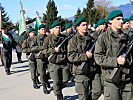 Die Jägertruppe trägt das grüne Barett. (Bild öffnet sich in einem neuen Fenster)