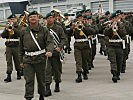 Ausmarsch der Militärmusik Steiermark. (Bild öffnet sich in einem neuen Fenster)