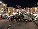 Gemeinsame Große Flaggenparade am Grazer Hauptplatz. (Bild öffnet sich in einem neuen Fenster)