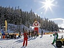 Bei herrliche Wetter startete der Antenne Schulschitag auf der Kessleralm. (Bild öffnet sich in einem neuen Fenster)