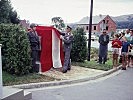 Enthüllung des Gedenksteines zur Von-der-Groeben-Kaserne, 1967. (Bild öffnet sich in einem neuen Fenster)