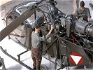 ...und eine "Alouette II" von Aérospatiale. (Bild öffnet sich in einem neuen Fenster)