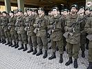 Rekruten des Jägerbataillons 18. (Bild öffnet sich in einem neuen Fenster)