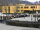 Die Soldaten sind in der Kaserne angetreten. (Bild öffnet sich in einem neuen Fenster)