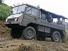 Sehr beliebt war auch das Mitfahren mit einem Bundesheer-Geländefahrzeug. (Bild öffnet sich in einem neuen Fenster)