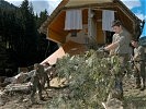 Gasen, am Tag danach: 300 Soldaten aus St. Michael ... (Bild öffnet sich in einem neuen Fenster)