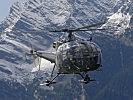 "Take off" zum Ausbildungsflug ins Hochgebirge. (Bild öffnet sich in einem neuen Fenster)