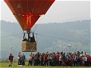 Auch mit dem Ballon in die Lüfte zu entschweben war möglich. (Bild öffnet sich in einem neuen Fenster)