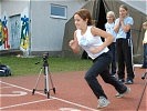 Während man draußen den Leichtathletik-Athleten nacheiferte. (Bild öffnet sich in einem neuen Fenster)